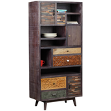 Artikelbild 1 für Garden Pleasure Regalschrank TOBOL, 304070 braun 80,0 x 40,0 x 183,0 cm, Artikelnummer 543839