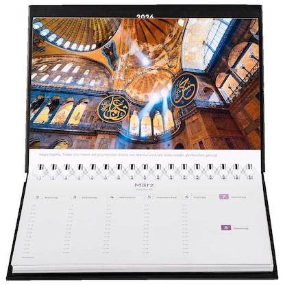 Artikelbild 7 für KUNTH Tischquerkalender Orte voller Magie 2026, Artikelnummer 575677