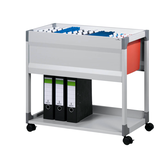 Artikelbild 1 für DURABLE Hängemappenwagen grau für bis zu 90 Hängemappen, Artikelnummer 189326