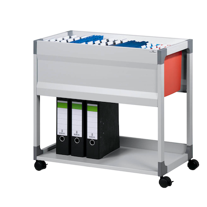 Artikelbild 3 für DURABLE Hängemappenwagen grau für bis zu 90 Hängemappen, Artikelnummer 189326