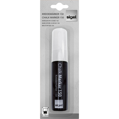 Artikelbild 20 für SIGEL Kreidemarker weiß 5,0 - 15,0 mm, 1 St., Artikelnummer 319756