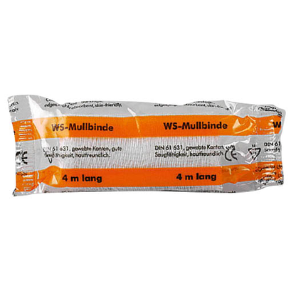 Artikelbild für SÖHNGEN Mullbinde DIN 61631 1004002 weiß 6,0 cm x 4,0 m, 1 St., Artikelnummer 308247