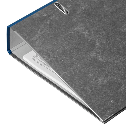 Artikelbild 4 für office discount Ordner dunkelblau marmoriert Karton 8,0 cm DIN A4, Artikelnummer 573182