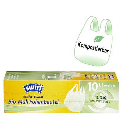 Artikelbild für swirl® Biomüllbeutel 2093954006 10,0 l grün, 10 St., Artikelnummer 655535