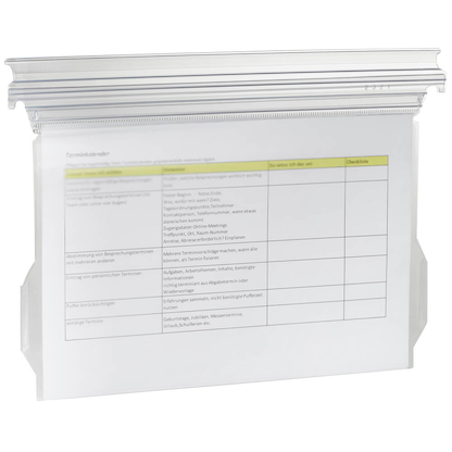 Artikelbild für EICHNER Terminmappe VISIMAP transparent, Artikelnummer 753368