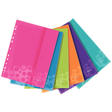 Artikelbild 1 für 6 LEITZ Prospekthüllen DIN A4 farbsortiert genarbt 0,20 mm, Artikelnummer 386399