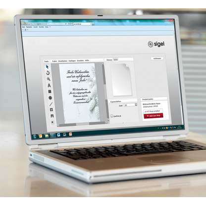 Artikelbild 2 für SIGEL Weihnachtsbriefpapier Modern Christmas Motiv DIN A4 90 g/qm 100 Blatt, Artikelnummer 489852