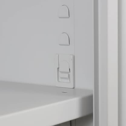 Artikelbild 8 für ADB Metallschrank 40956 lichtgrau 92,0 x 42,0 x 195,0 cm, aufgebaut, Artikelnummer 892784