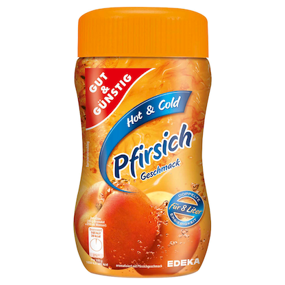 Artikelbild für GUT&GÜNSTIG Pfirsich Instanttee 400,0 g, Artikelnummer 370439