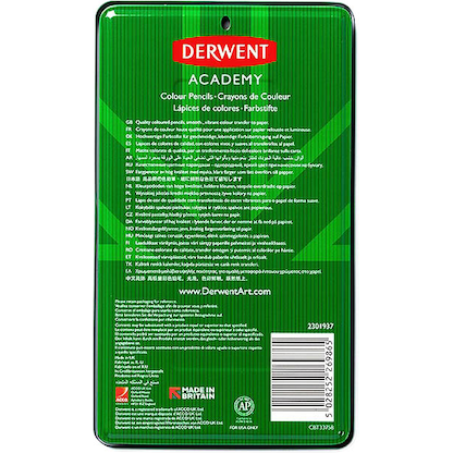 Artikelbild 2 für DERWENT Academy Colour Buntstifte farbsortiert, 12 St., Artikelnummer 464699