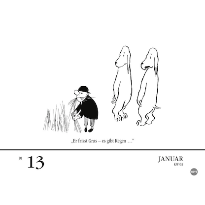 Artikelbild 13 für Heye Abreißkalender LORIOT 2026, Artikelnummer 551238