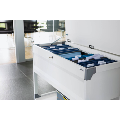 Artikelbild 5 für DURABLE Hängemappenwagen abschließbar grau für bis zu 100 Hängemappen, Artikelnummer 189353