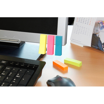 Artikelbild 5 für inFO Brillantmix Haftmarker farbsortiert 5x 100 Streifen, Artikelnummer 438818