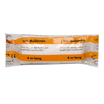 Artikelbild für SÖHNGEN Mullbinde DIN 61631 1004003 weiß 8,0 cm x 4,0 m, 1 St., Artikelnummer 308262