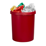 Artikelbild 1 für helit Papierkorb 45,0 l rot, Artikelnummer 685297
