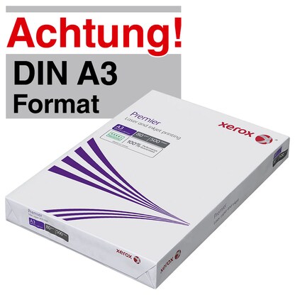 Artikelbild 12 für xerox Kopierpapier Premier DIN A3 80 g/qm 500 Blatt, Artikelnummer 369173