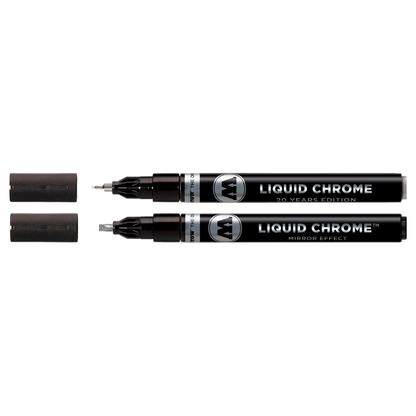 Artikelbild 2 für MOLOTOW LIQUID CHROME™ Acrylstifte chrom 1,0 - 3,0 mm, 1 Set, Artikelnummer 744761