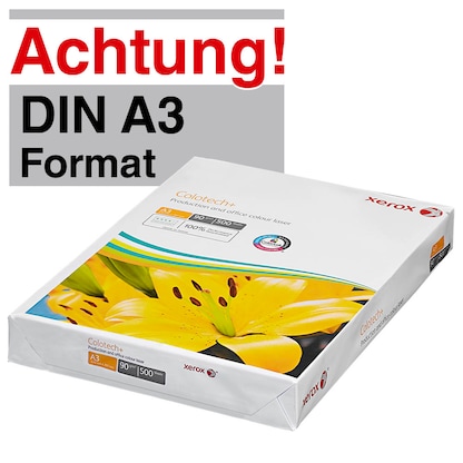 Artikelbild 17 für xerox Laserpapier Colotech+ DIN A3 90 g/qm 500 Blatt, Artikelnummer 369223