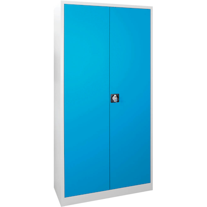 Artikelbild 2 für ADB Metallschrank 40955 lichtgrau, lichtblau 92,0 x 42,0 x 195,0 cm, aufgebaut, Artikelnummer 892832