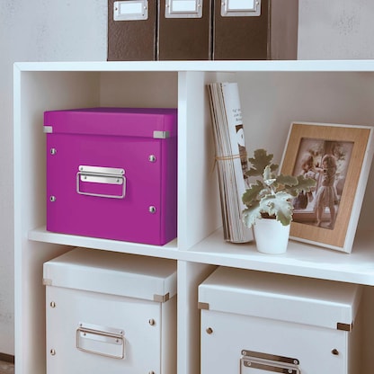 Artikelbild 2 für LEITZ Click & Store Aufbewahrungsbox 10,0 l violett 26,0 x 26,0 x 24,0 cm, Artikelnummer 523345
