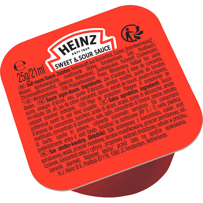 Artikelbild 2 für HEINZ Süßsauer-Sauce 100x 25,0 g, Artikelnummer 647796