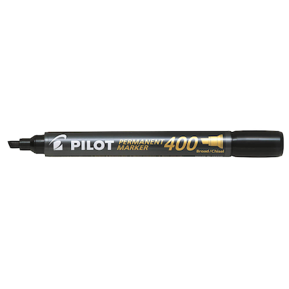 Artikelbild 2 für PILOT 400 Permanentmarker schwarz 1,0 - 4,0 mm, 1 St., Artikelnummer 363212