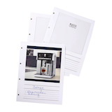 Artikelbild 1 für 100 ELCO Prospekthüllen Ordo Vista DIN A4 weiß glatt 0,12 g/qm, Artikelnummer 416824