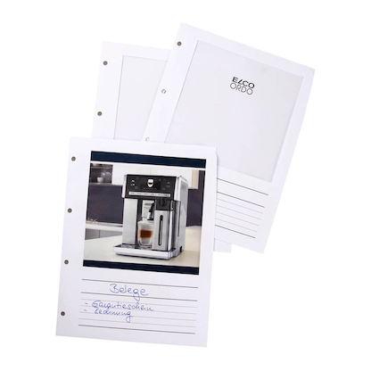 Artikelbild 11 für 100 ELCO Prospekthüllen Ordo Vista DIN A4 weiß glatt 0,12 g/qm, Artikelnummer 416824