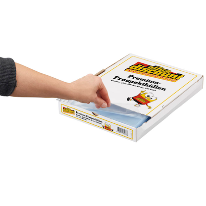 Artikelbild 3 für 100 office discount Prospekthüllen DIN A4 glasklar glatt 0,08 mm, Artikelnummer 540351
