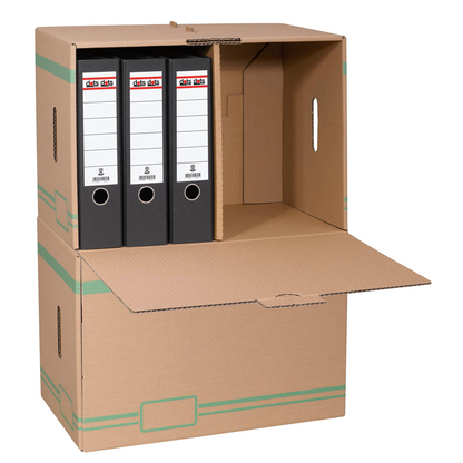 Artikelbild für 10 Cartonia Archivcontainer braun 50,2 x 35,6 x 31,0 cm, Artikelnummer 811505