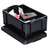 Artikelbild 1 für Really Useful Box Aufbewahrungsbox 9,0 l schwarz 39,5 x 25,5 x 15,5 cm, Artikelnummer 638650