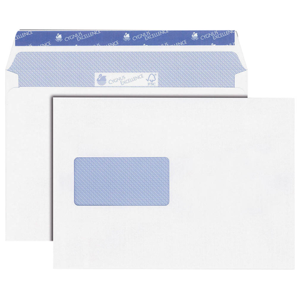 Artikelbild für MAILmedia Briefumschläge Cygnus Excellence® DIN C5 mit Fenster hochweiß haftklebend 500 St., Artikelnummer 291664