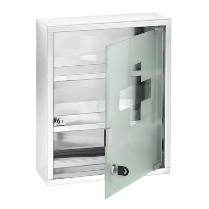 Artikelbild 13 für WENKO Medizinschrank ohne Norm silber, Artikelnummer 808994