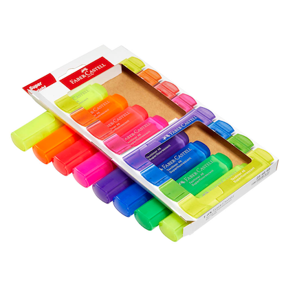 Artikelbild 14 für FABER-CASTELL TL 46 SF Textmarker farbsortiert, 8 St., Artikelnummer 274268