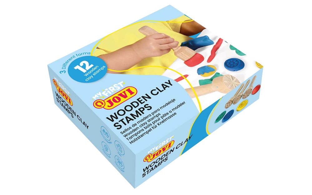JOVI MY FIRST Filzstifte Für Kinder – 36 Stück, Superwaschbar, Dick & Abgerundet, 6 Farben, Ideal Für Kleine Künstler