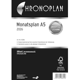 Artikelbild 1 für CHRONOPLAN Kalendereinlage 2026 Monatsplan A5, Artikelnummer 590972