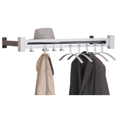 Artikelbild 5 für Kerkmann Wandgarderobe Montana 32655114 silber Metall 100,0 x 12,5 cm, Artikelnummer 393835