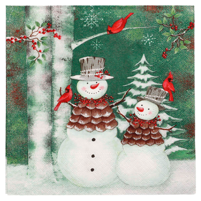 Artikelbild für PAPSTAR Servietten Forest Snowmen 20 St., Artikelnummer 312946