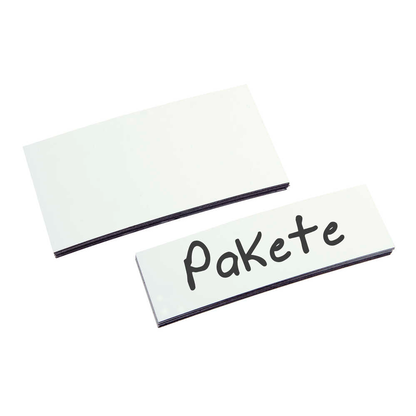 Artikelbild 4 für 300 EICHNER Magnetschilder weiß 4,0 x 10,0 cm, Artikelnummer 702649