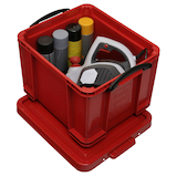 Artikelbild 1 für Really Useful Box Aufbewahrungsbox 35,0 l rot 48,0 x 39,0 x 31,0 cm, Artikelnummer 639294