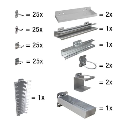 Artikelbild 9 für ADB Haken-Sortiment 23239 110-teilig, Artikelnummer 892533