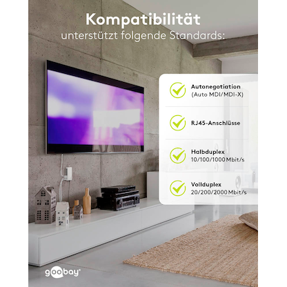 Artikelbild 8 für goobay Switch 8-fach, Artikelnummer 557276