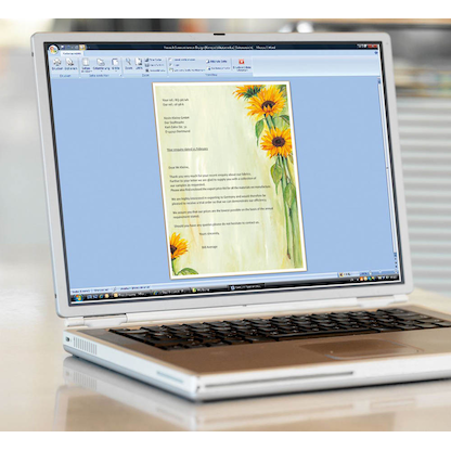 Artikelbild 2 für SIGEL Motivpapier Sunflower Motiv DIN A4 90 g/qm 25 Blatt, Artikelnummer 479915