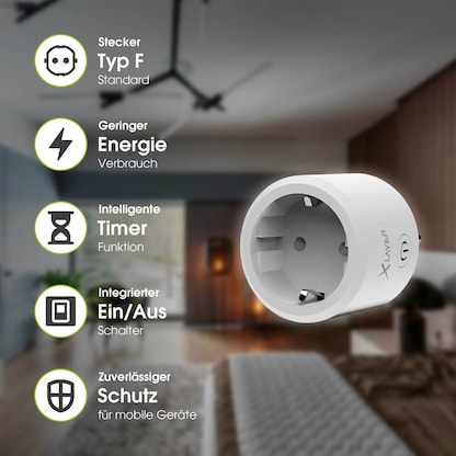 Artikelbild 3 für XLAYER Smart Echo Single Funksteckdose, Artikelnummer 729113