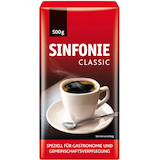 Artikelbild 1 für JACOBS SINFONIE CLASSIC Kaffee, gemahlen, Arabica- und Robustabohnen kräftig, 500,0 g, Artikelnummer 527667