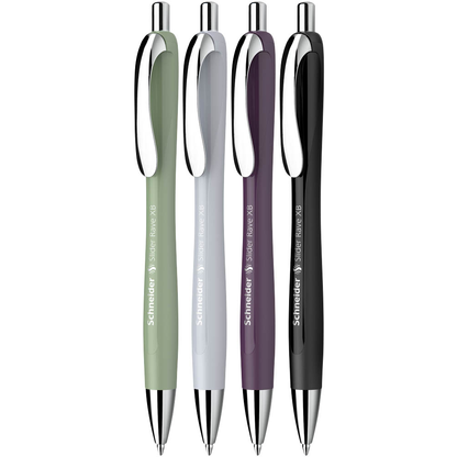Artikelbild 3 für 3 + 1 GRATIS: Schneider Kugelschreiber Slider Rave XB farbsortiert, Schreibfarbe: blau, 3 St. + GRATIS 1 St., Artikelnummer 514143