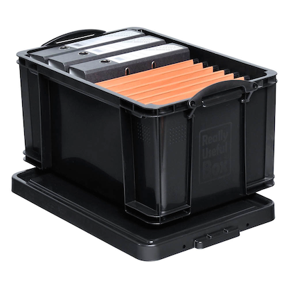 Artikelbild 6 für Really Useful Box Aufbewahrungsbox 48,0 l schwarz 61,0 x 40,2 x 31,5 cm, Artikelnummer 639393