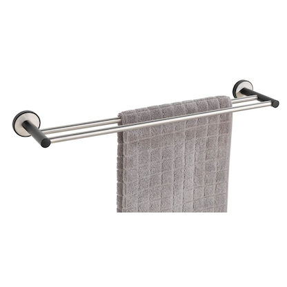 Artikelbild 5 für WENKO Handtuchhalter Duo Udine silber, Artikelnummer 808632