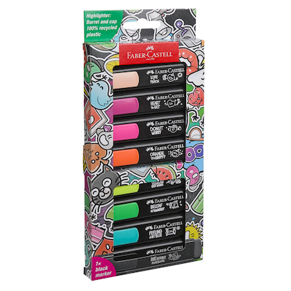 Artikelbild für FABER-CASTELL Graffiti Textmarker farbsortiert, 8 St., Artikelnummer 457612