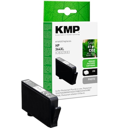 Artikelbild 12 für KMP Foto schwarz Druckerpatrone kompatibel zu HP 364XL (CB322EE), Artikelnummer 575157